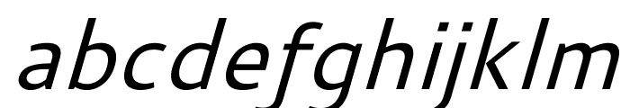 Cantarell italic Font LOWERCASE