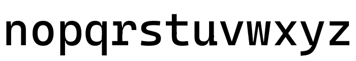 Cascadia Mono Regular Font LOWERCASE