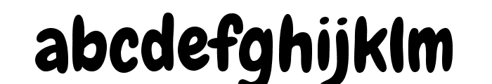 Chewy regular Font LOWERCASE