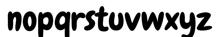 Chewy regular Font LOWERCASE
