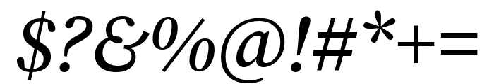 Chiron Sung HK 600italic Font OTHER CHARS