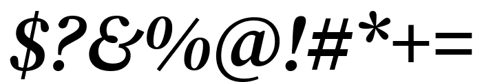 Chiron Sung HK 700italic Font OTHER CHARS
