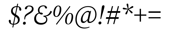 Chiron Sung HK Italic Font OTHER CHARS