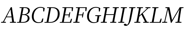 Chiron Sung HK Italic Font UPPERCASE