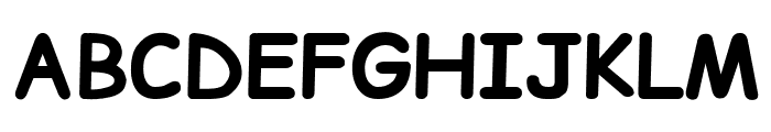 Comic Relief 700 Font UPPERCASE