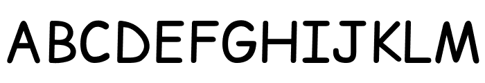 Comic Relief Regular Font UPPERCASE