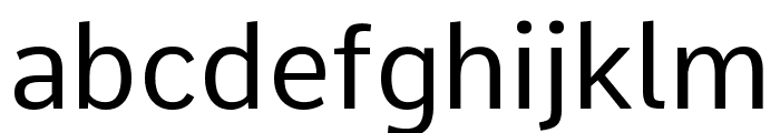 Comme Regular Font LOWERCASE