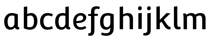 Convergence regular Font LOWERCASE
