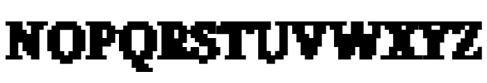 Coral Pixels Regular Font UPPERCASE