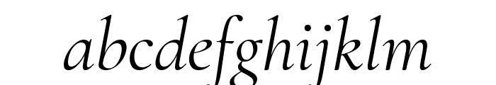Cormorant Garamond italic Font LOWERCASE