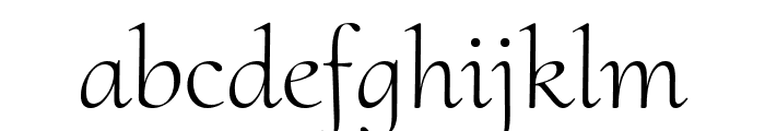 Cormorant Upright 300 Font LOWERCASE