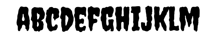 Creepster regular Font LOWERCASE
