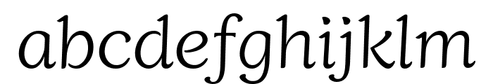 Diphylleia Regular Font LOWERCASE