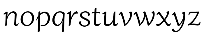 Diphylleia Regular Font LOWERCASE