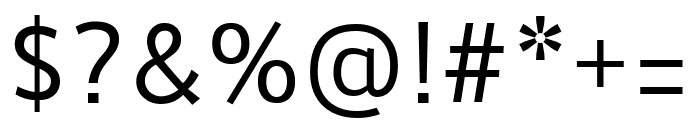 Duru Sans regular Font OTHER CHARS