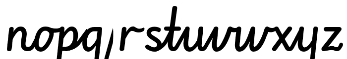 Edu NSW ACT Cursive 500 Font LOWERCASE
