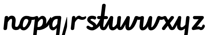 Edu NSW ACT Cursive 600 Font LOWERCASE