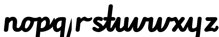 Edu NSW ACT Cursive 700 Font LOWERCASE