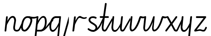 Edu NSW ACT Cursive Regular Font LOWERCASE