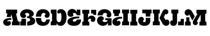 Exile Regular Font UPPERCASE