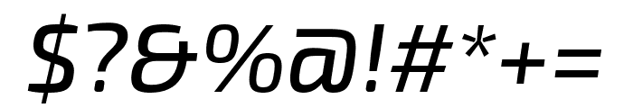 Exo 2 500italic Font OTHER CHARS