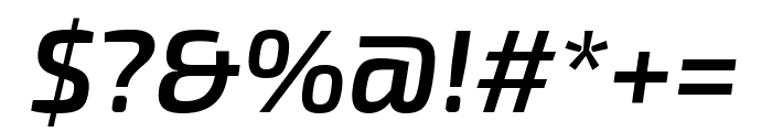 Exo 2 600italic Font OTHER CHARS