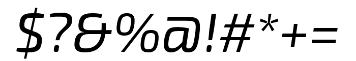 Exo 2 italic Font OTHER CHARS