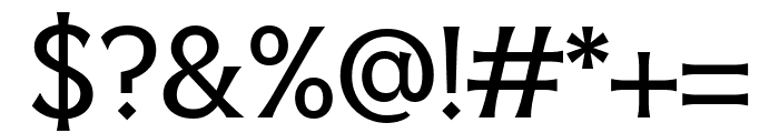 Faculty Glyphic Regular Font OTHER CHARS