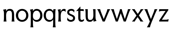 Faculty Glyphic Regular Font LOWERCASE