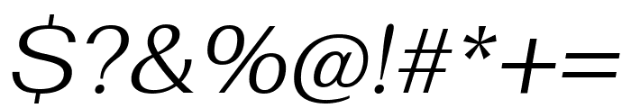 Fahkwang 300italic Font OTHER CHARS