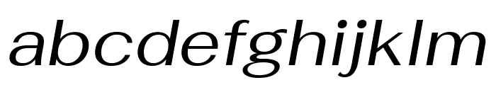 Fahkwang italic Font LOWERCASE