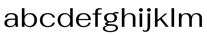 Fahkwang regular Font LOWERCASE