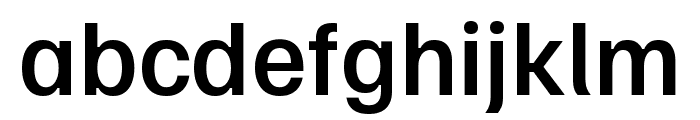 Familjen Grotesk 500 Font LOWERCASE