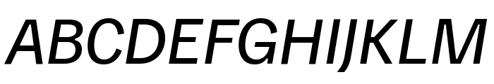 Familjen Grotesk Italic Font UPPERCASE