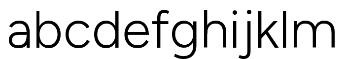 Figtree 300 Font LOWERCASE