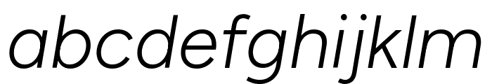 Figtree 300italic Font LOWERCASE