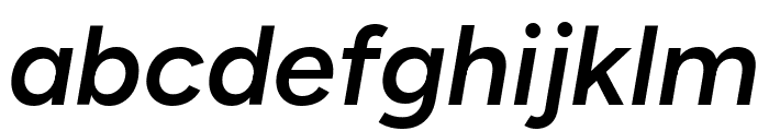 Figtree 600italic Font LOWERCASE