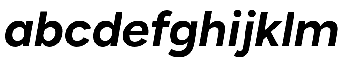 Figtree 700italic Font LOWERCASE