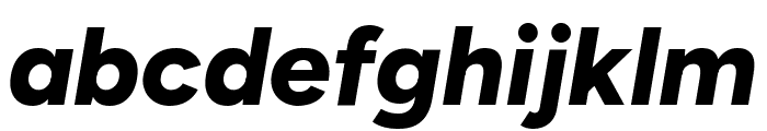 Figtree 800italic Font LOWERCASE