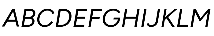 Figtree Italic Font UPPERCASE