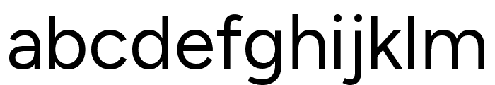 Figtree Regular Font LOWERCASE