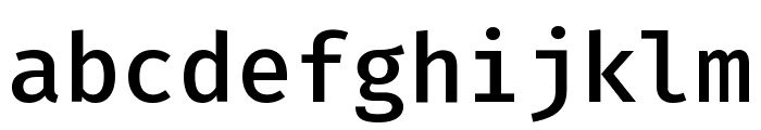 Fira Code 500 Font LOWERCASE