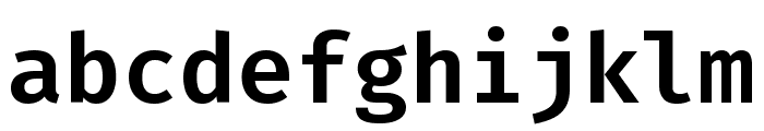 Fira Code 600 Font LOWERCASE