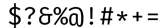 Fira Mono regular Font OTHER CHARS