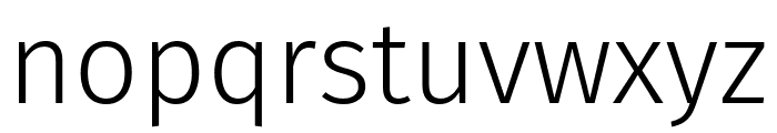 Fira Sans 300 Font LOWERCASE