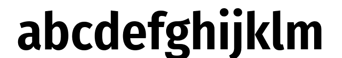 Fira Sans Condensed 600 Font LOWERCASE