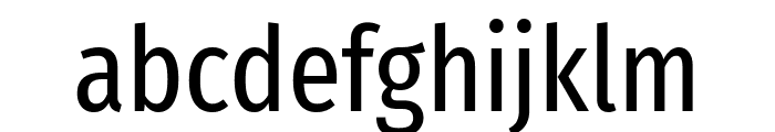 Fira Sans Extra Condensed regular Font LOWERCASE