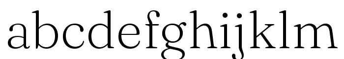 Fraunces 200 Font LOWERCASE