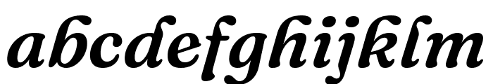 Fraunces 600italic Font LOWERCASE