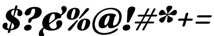 Fraunces 800italic Font OTHER CHARS